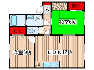 ベルメゾン大泉の物件間取画像